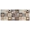 World Rug Gallery Antifatigue Mat, 47 in L x 18 in W, 0.47 in Thickness, Graphic, Brown 885BROWN18X47 - alternate 2